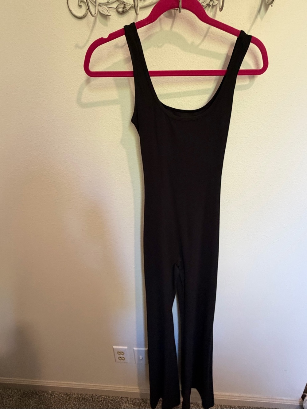 Women's Black Athletic Jumpsuit